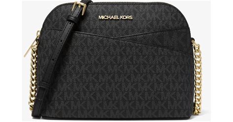 michael kors jet set crossbody brandy|Jet Set Travel Medium Logo Dome Crossbody Bag .